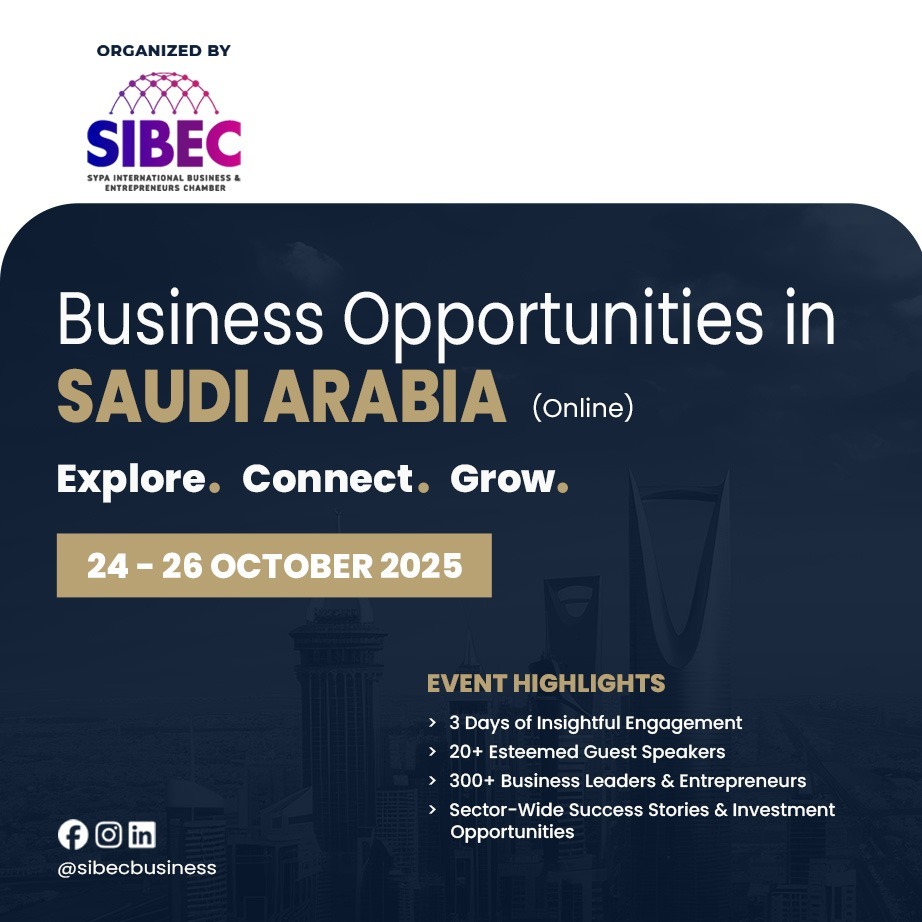 BUSINESS OPPORTUNITIES IN SAUDI ARABIA