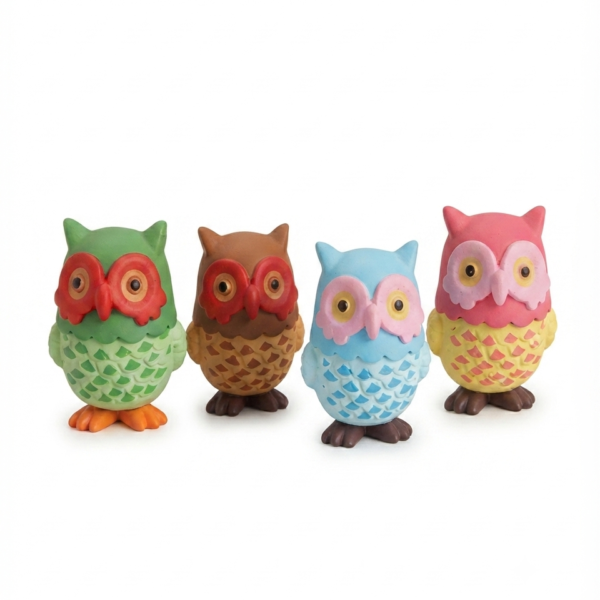 Sorrel Gardens Owl Set – Miniature Owl Figurines for Fairy Gardens, Terrariums & Home Décor