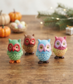 Sorrel Gardens Owl Set – Miniature Owl Figurines for Fairy Gardens, Terrariums & Home Décor - Image 2